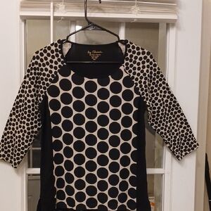 Chico's Black and White Dress